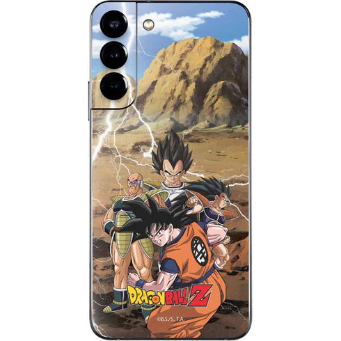 Dragon Ball Z Goku Versus Saiyans Galaxy S22 Plus Skin